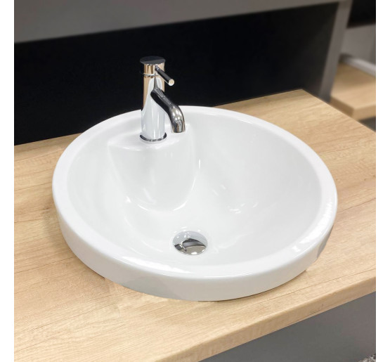 Умывальник (раковина) VBI PIANETTE WHITE врезной
