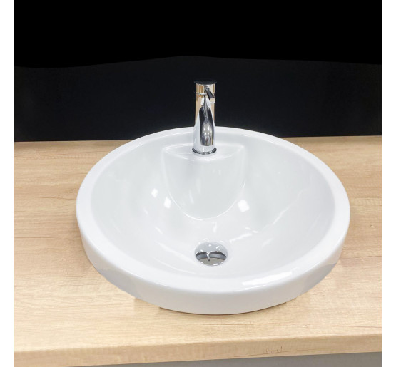 Умывальник (раковина) VBI PIANETTE WHITE врезной