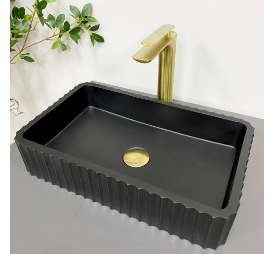Умивальник (раковина) VBI FLORENTIA BLACK MATT накладний