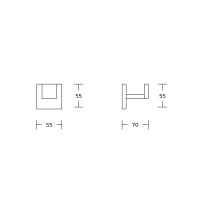 Гачок для рушників VBI JUPITER BRUSH GOLD