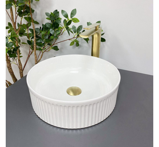 Умывальник (раковина) VBI BRINDISI WHITE накладной