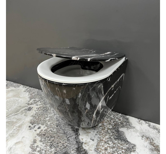 Підвісний унітаз VBI VULCANO BLACK ONYX