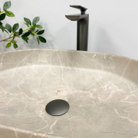 Умивальник (раковина) VBI VERONA 50 BEIGE STONE MATT накладний