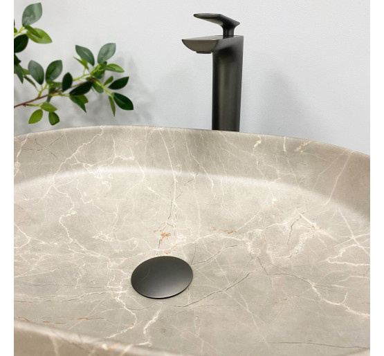 Умывальник (раковина) VBI VERONA 50 BEIGE STONE MATT накладной