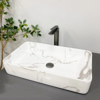 Умивальник (раковина) VBI TRIEST MARBLE накладний