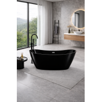 Ванна VBI MARMOLADA BLACK 170 x 75 окремостояча