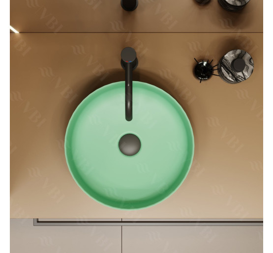 Умивальник (раковина) VBI PRATO MINT MATT накладний