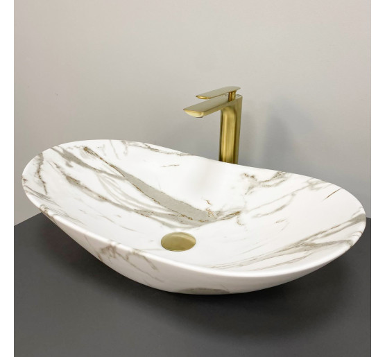 Умывальник (раковина) VBI TURIN LAVA MATT накладной