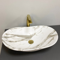 Умивальник (раковина) VBI TURIN LAVA MATT накладний