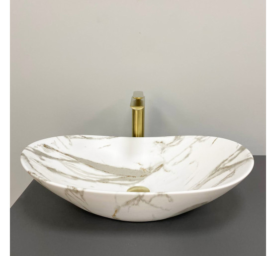 Умывальник (раковина) VBI TURIN LAVA MATT накладной