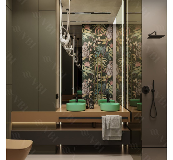 Умивальник (раковина) VBI PRATO MINT MATT накладний