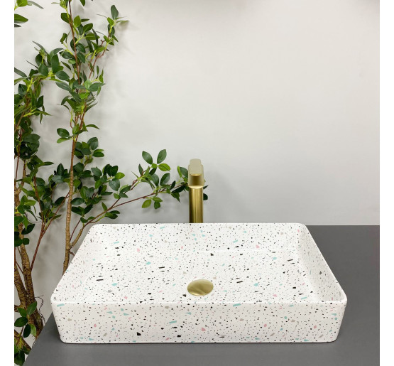 Умывальник (раковина) VBI TRIEST MOSAIC GLOSSY накладной