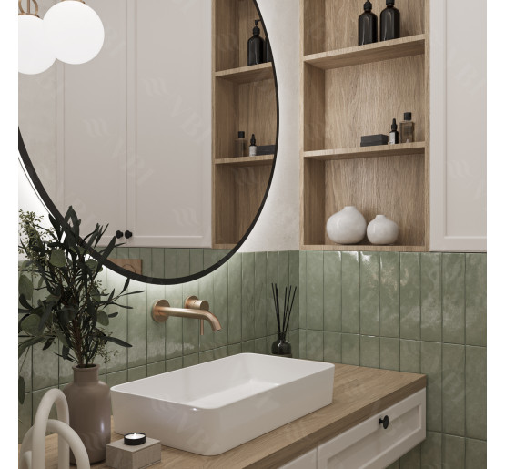 Умывальник (раковина) VBI TRIEST WHITE накладной