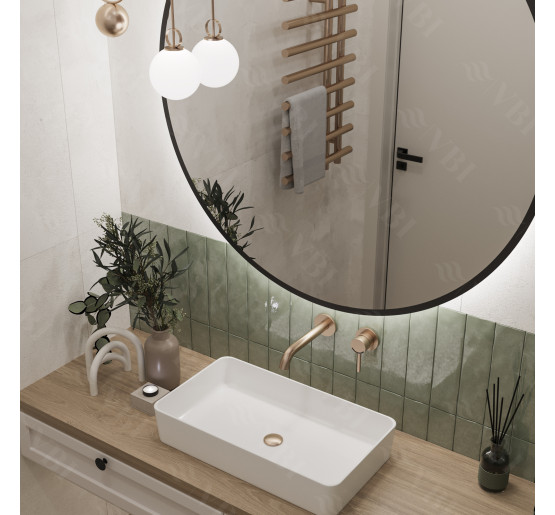 Умывальник (раковина) VBI TRIEST WHITE накладной