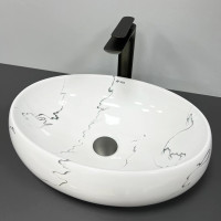 Умивальник (раковина) VBI VENETO MARMO GLOSSY накладний