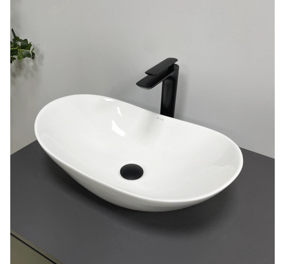 Умывальник (раковина) VBI TURIN S WHITE накладной