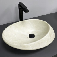 Умивальник (раковина) VBI ROTELLO IVORY MATT накладний