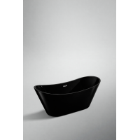 Ванна VBI MARMOLADA BLACK 170 x 75 окремостояча