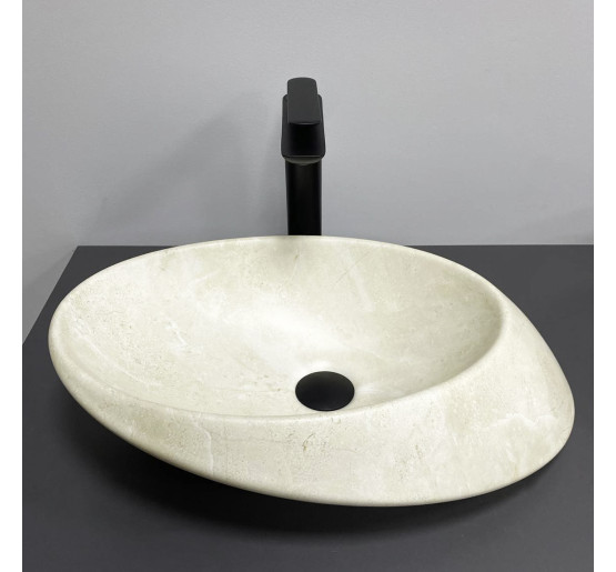 Умывальник (раковина) VBI ROTELLO IVORY MATT накладной