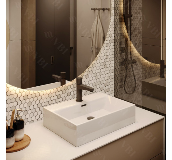 Умивальник (раковина) VBI PADUA 50 WHITE накладний підвісний