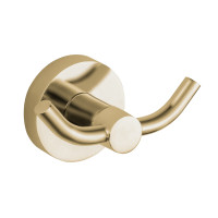 Гачок для рушників VBI VENUS BRUSHED GOLD подвійний