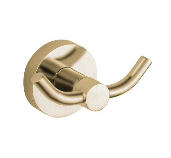 Гачок для рушників VBI VENUS BRUSHED GOLD подвійний