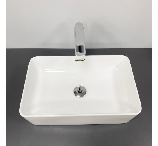 Умывальник (раковина) VBI ARABBA WHITE накладной