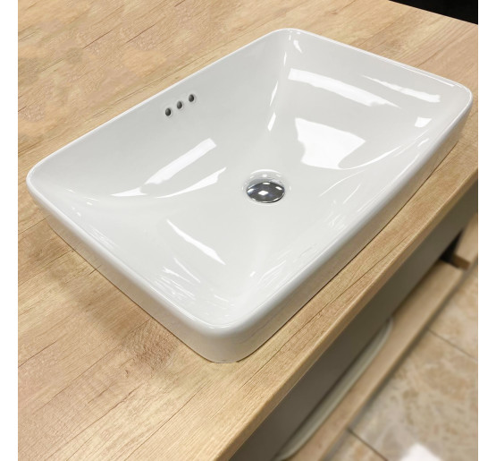 Умивальник (раковина) VBI BITETTO WHITE врізний