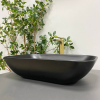 Умывальник (раковина) VBI AVEZZANO BLACK MATT накладной