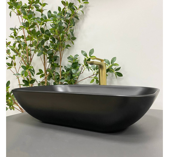 Умивальник (раковина) VBI AVEZZANO BLACK MATT накладний