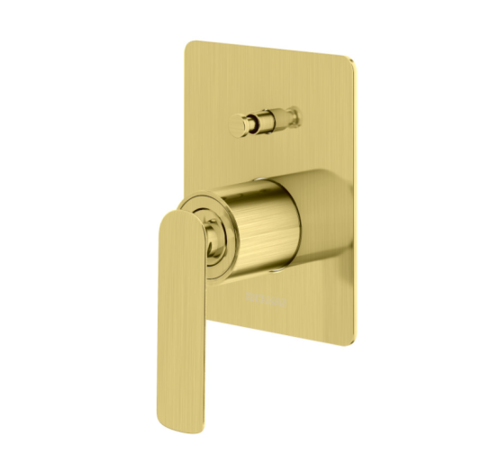 Душова система KOHLMAN EXPERIENCE 30 BRUSHED GOLD + BOX прихованого монтажу *