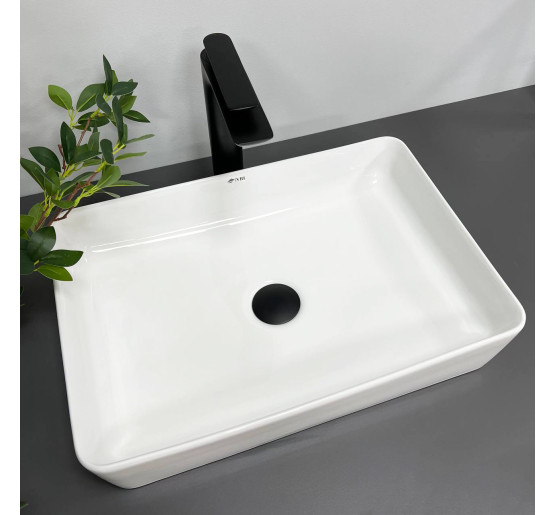 Умивальник (раковина) VBI TRIEST S WHITE накладний