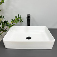 Умивальник (раковина) VBI TRIEST S WHITE накладний