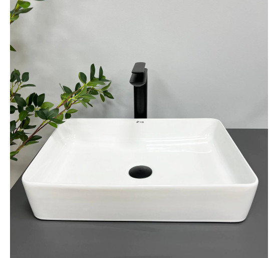 Умивальник (раковина) VBI TRIEST S WHITE накладний