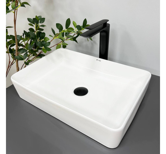 Умивальник (раковина) VBI TRIEST S WHITE накладний