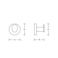 Крючок для полотенец VBI URANUS BLACK