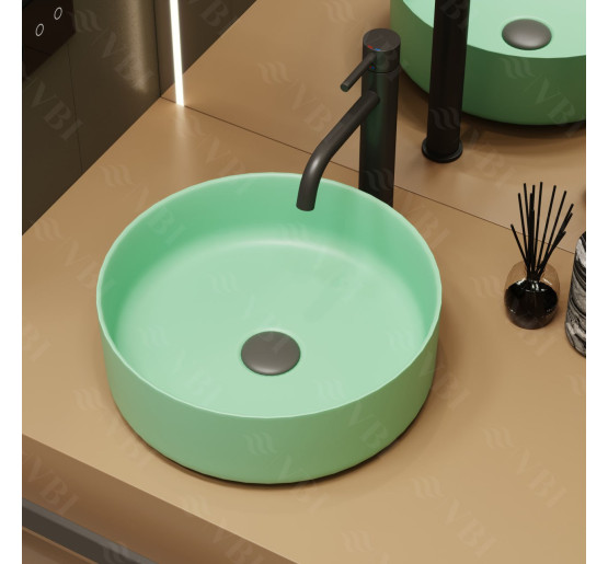 Умивальник (раковина) VBI PRATO MINT MATT накладний