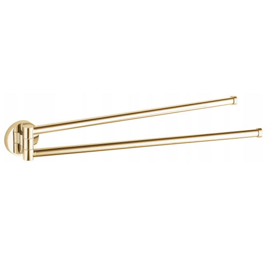 Вішалка для рушників VBI VENUS GOLD поворотна подвійна