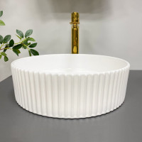 Умывальник (раковина) VBI BRINDISI M WHITE накладной