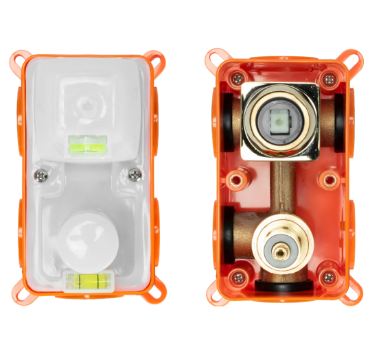 Душова система REA OVAL BLACK + BOX прихованого монтажу