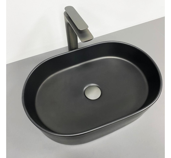 Умывальник (раковина) VBI VERONA 50 BLACK MATT накладной