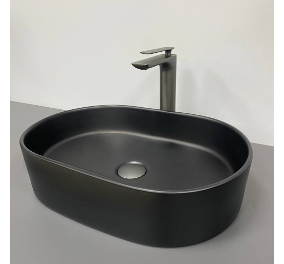 Умывальник (раковина) VBI VERONA 50 BLACK MATT накладной