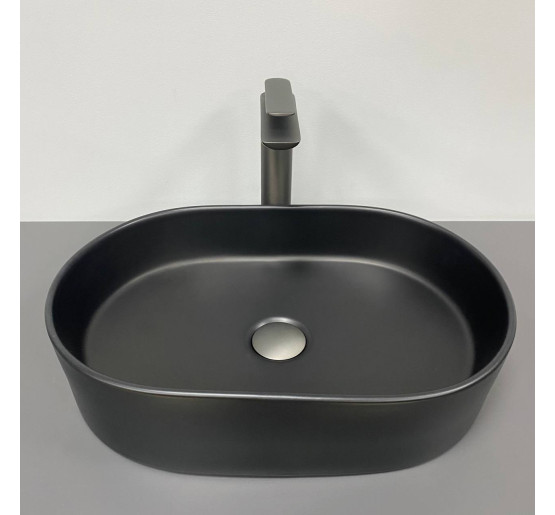 Умывальник (раковина) VBI VERONA 50 BLACK MATT накладной
