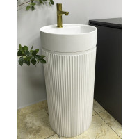 Умивальник (раковина) VBI MIRANO WHITE MATT підлоговий