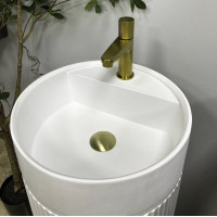 Умивальник (раковина) VBI MIRANO WHITE MATT підлоговий