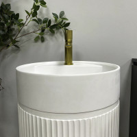 Умивальник (раковина) VBI MIRANO WHITE MATT підлоговий