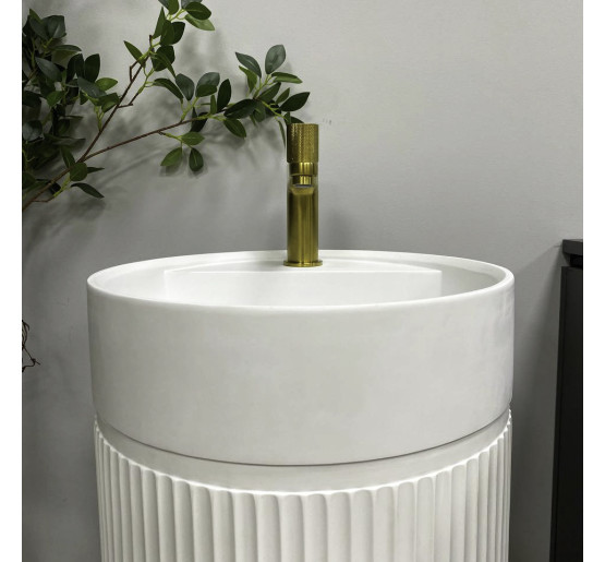 Умивальник (раковина) VBI MIRANO WHITE MATT підлоговий