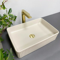 Умивальник (раковина) VBI BRESCIA BEIGE MATT накладний