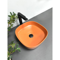 Умивальник (раковина) VBI AREZZO TERRACOTTA MATT накладний