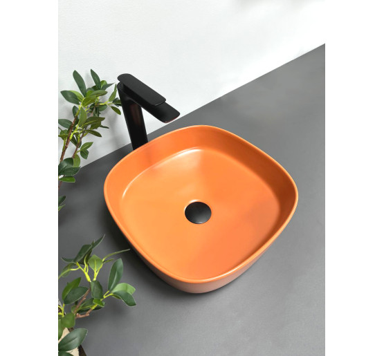 Умывальник (раковина) VBI AREZZO TERRACOTTA MATT накладной